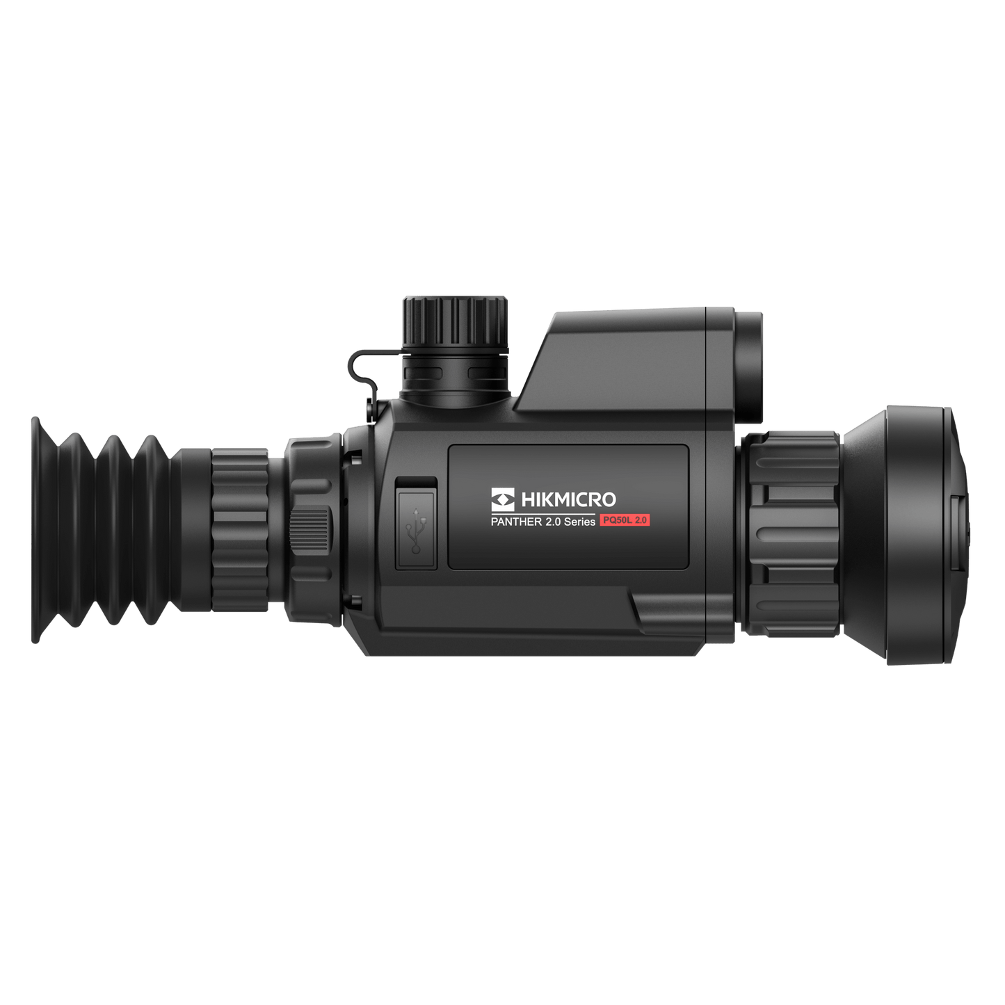 HikMicro Panther PQ50 2600m Detection 50mm Lens Front Right Side View