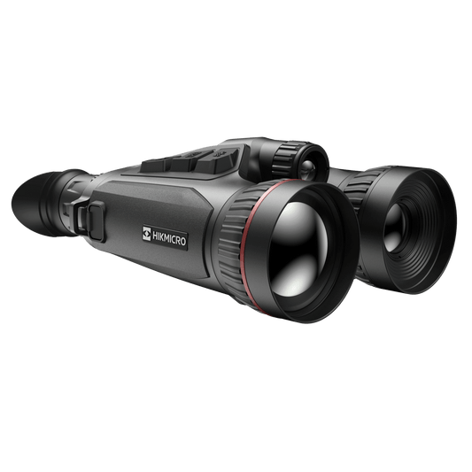 HIKMICRO Habrok HX60LS: Facing front-left, showing the rugged IP67-rated housing and ergonomic 1050g lightweight design.