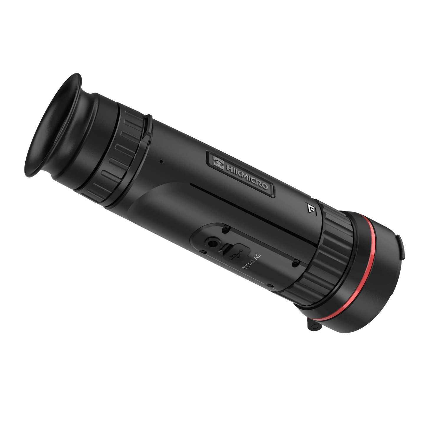 HikMicro Thermal Imaging Monocular for Sale - HikMicro Falcon Series FQ50 - HM-TS46-35XG_W-FQ50 - Rear right side view from bottom