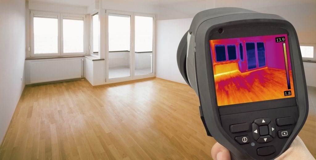Thermal imaging for water leaks and home inspections
