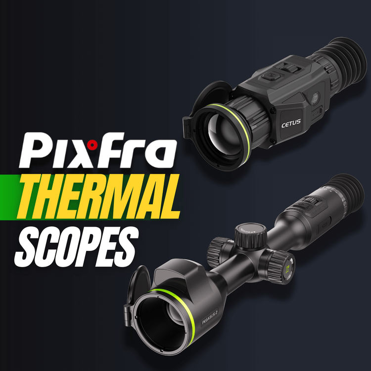 Pixfra Thermal Scopes - Handheld and Tube style scopes Cape Thermal Collection 