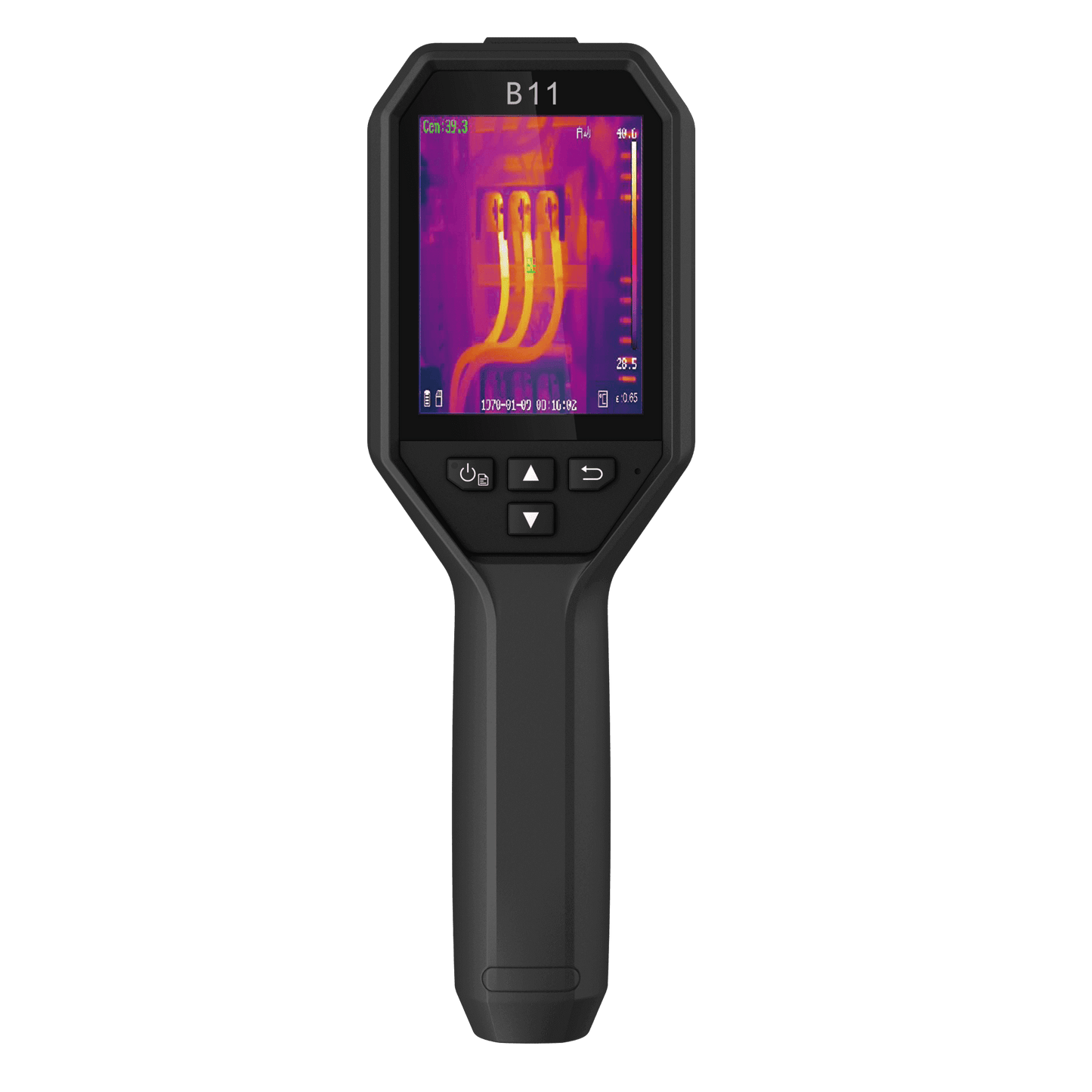 HikMicro B11 Bi-Spectrum Handheld Thermal Imager Rear Screen View