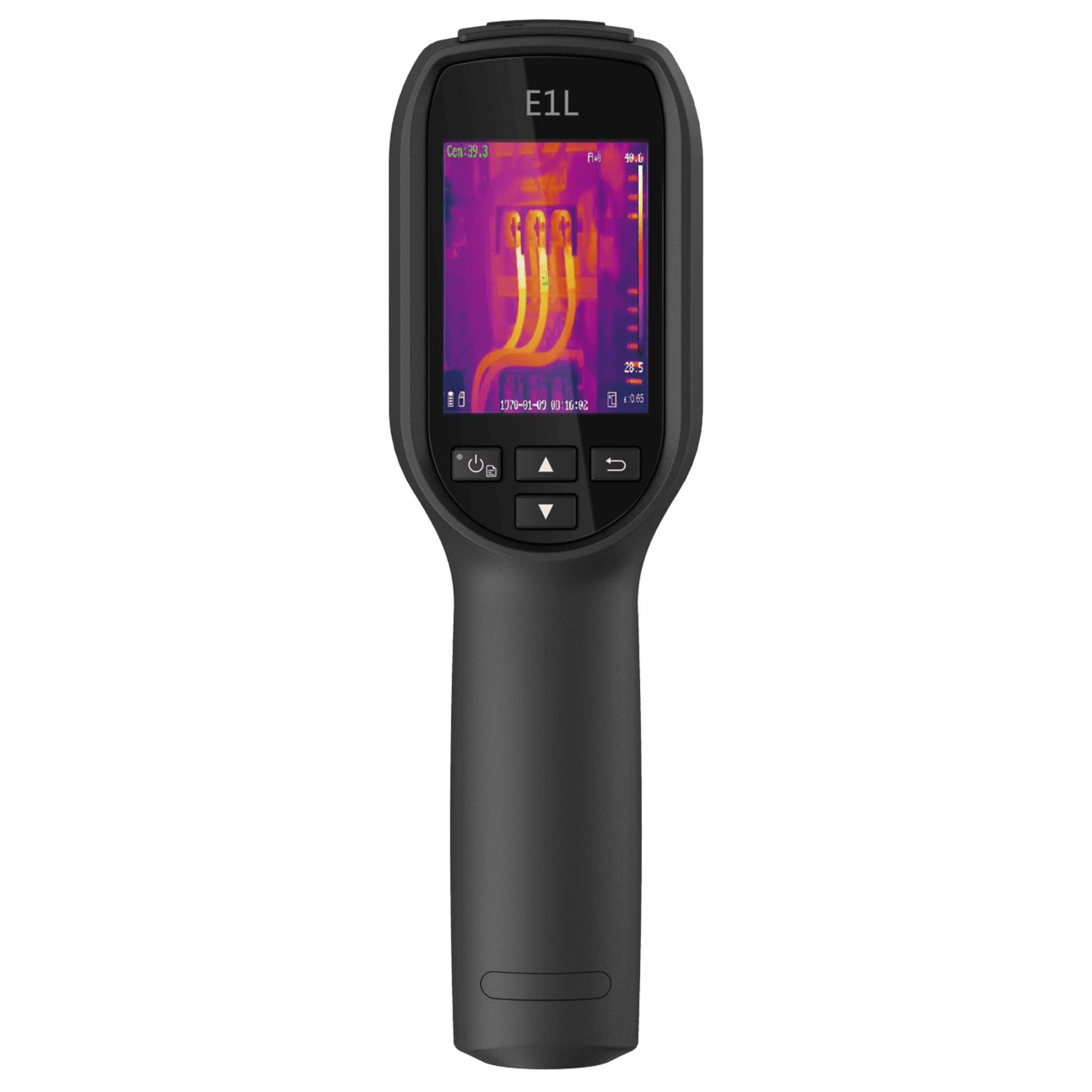 HikMicro E1L Handheld Thermal Camera Rear View of Screen and Buttons