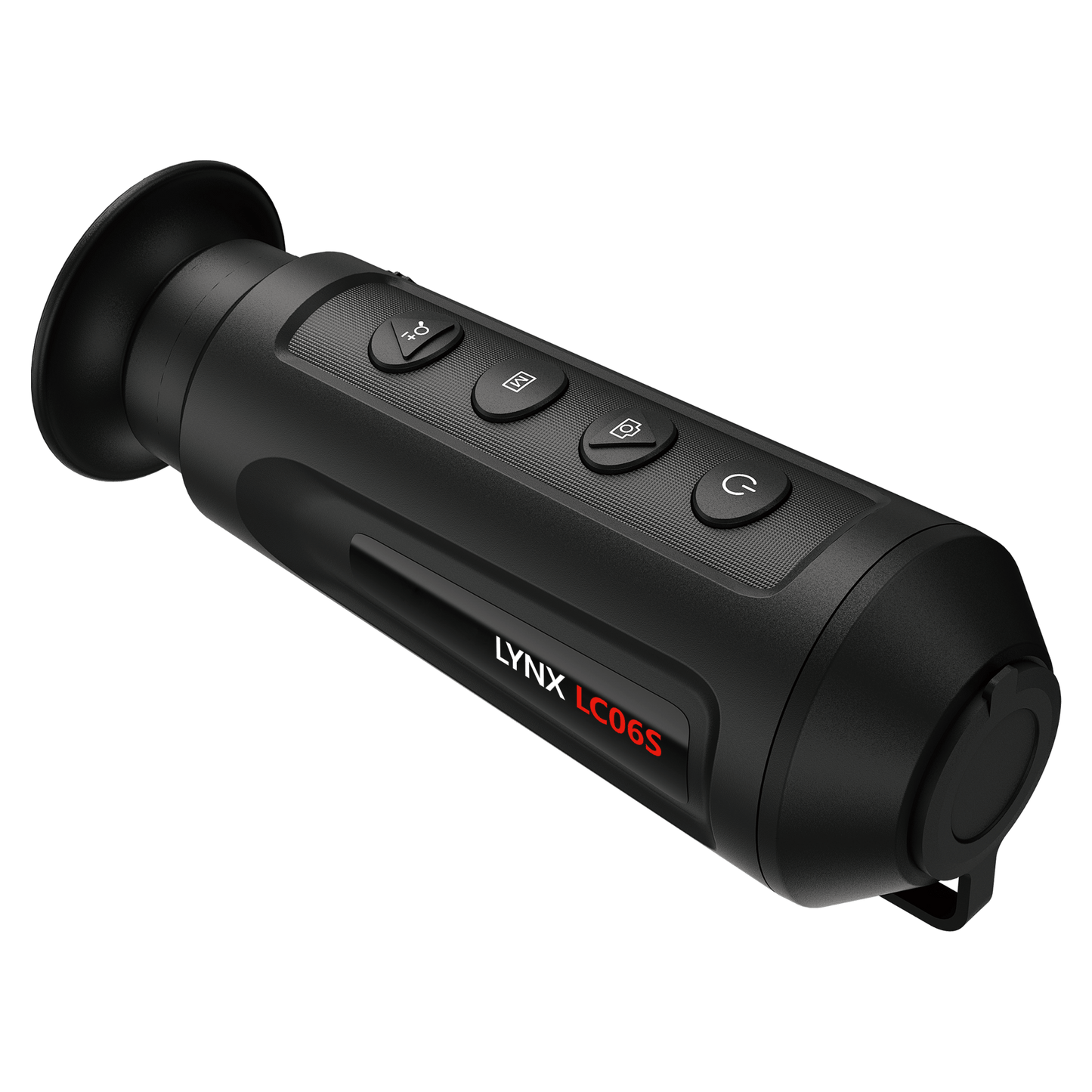 HikMicro Lynx LC06S thermal monocular image showing the front right view with the device name