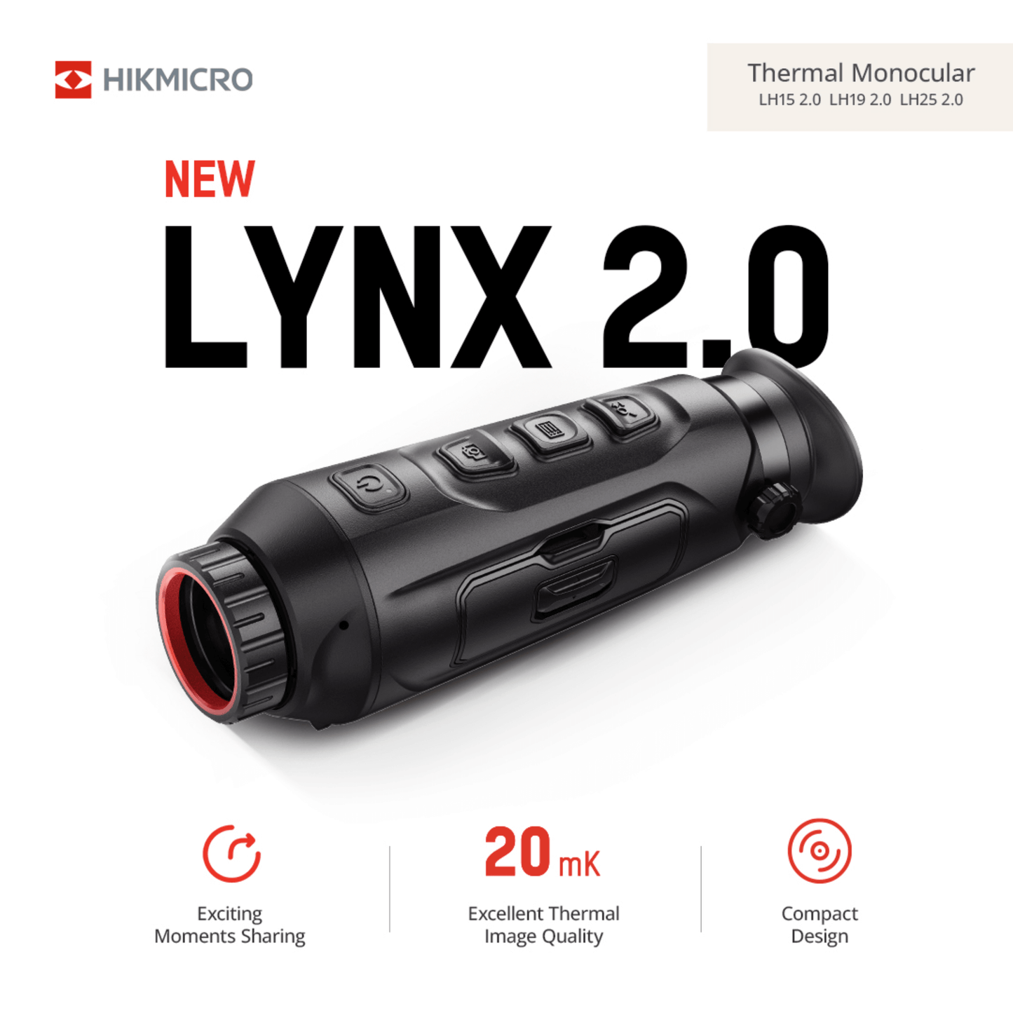 HikMicro Lynx LH25 2.0 Monocular product banner