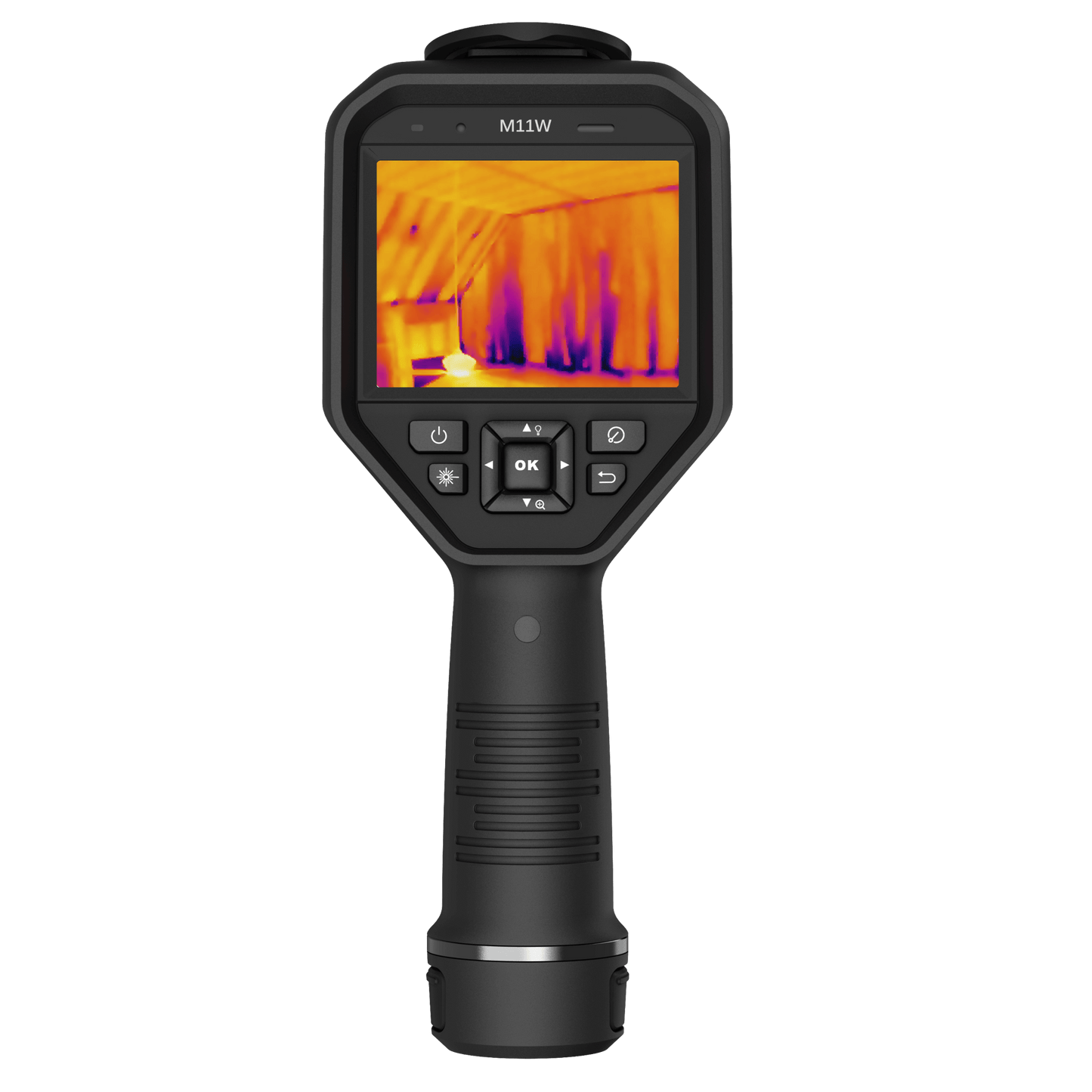 HikMicro M11W Handheld Thermography Camera screen view on a transparent background