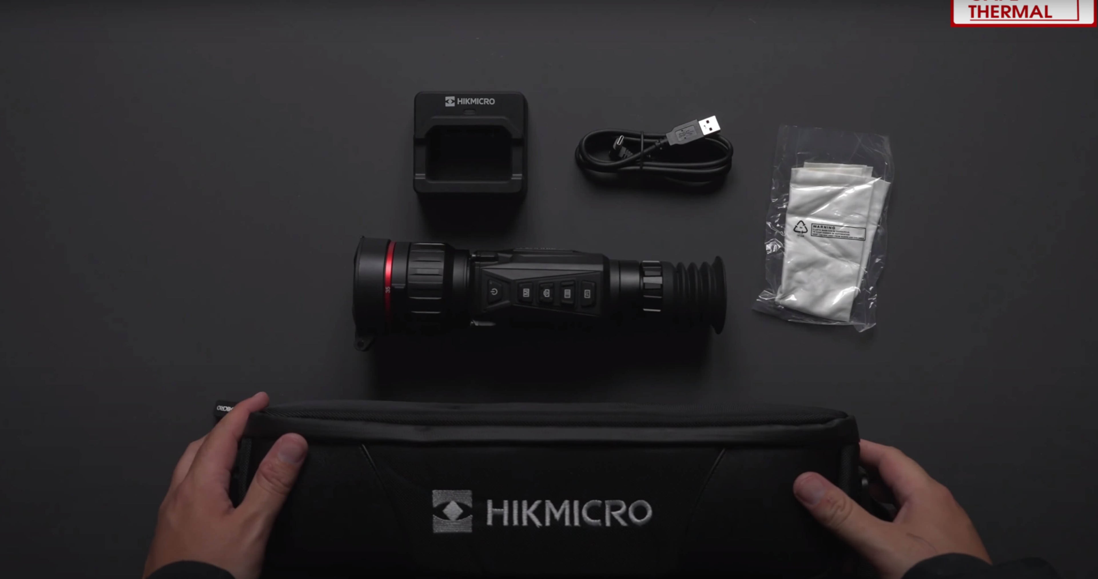 Load video: Unboxing the HikMicro Thunder Zoom 2.0