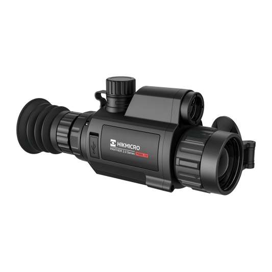 HikMicro Panther PQ35L Thermal Imaging Scope (1800m) (35mm) (640x512) Front Left View