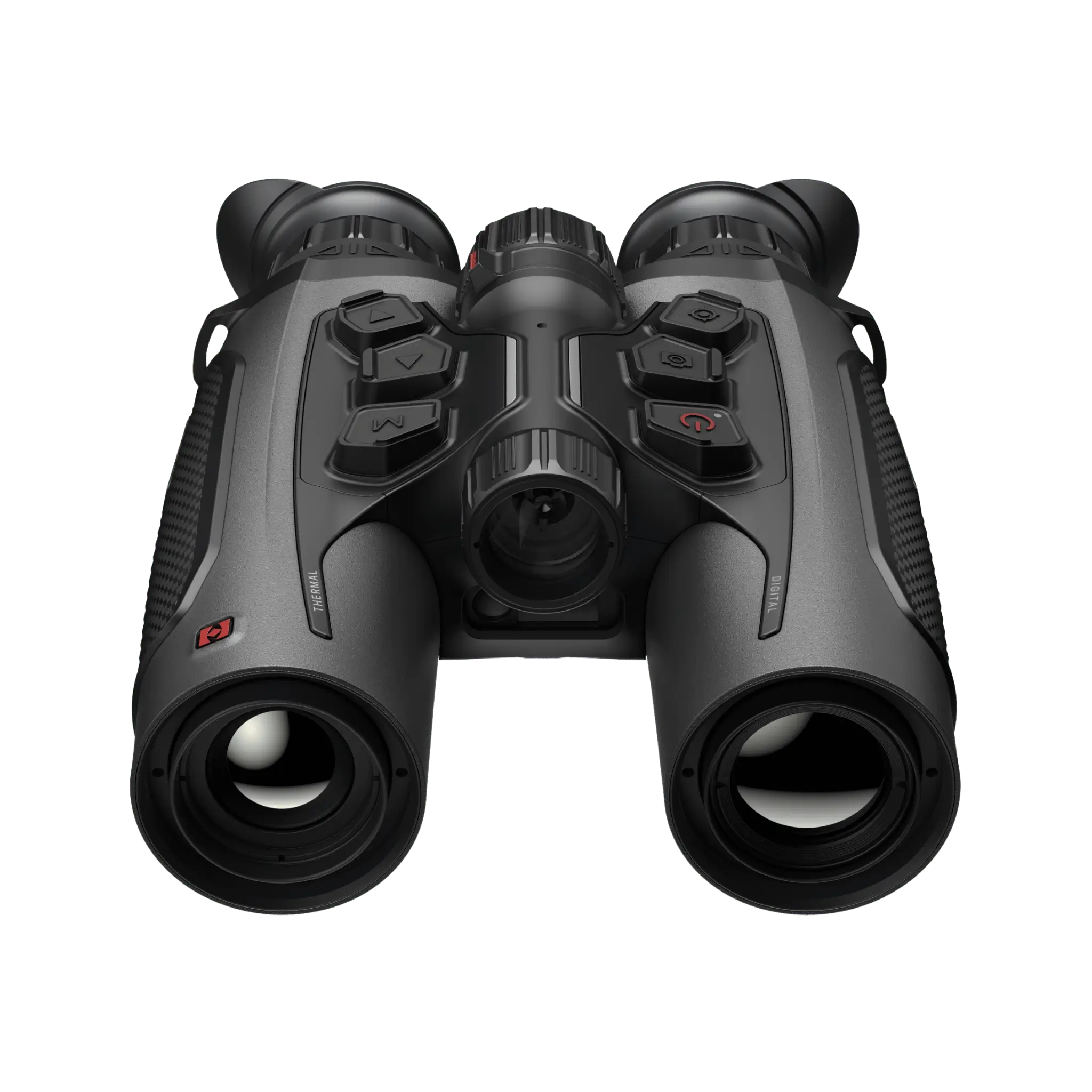 Facing front: HE25L 2.0 showcasing 25mm thermal and 60mm 4K digital lenses for multispectral scouting.