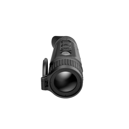 Front view of the Nocpix VISTA H35 thermal monocular, clearly displaying its objective lens