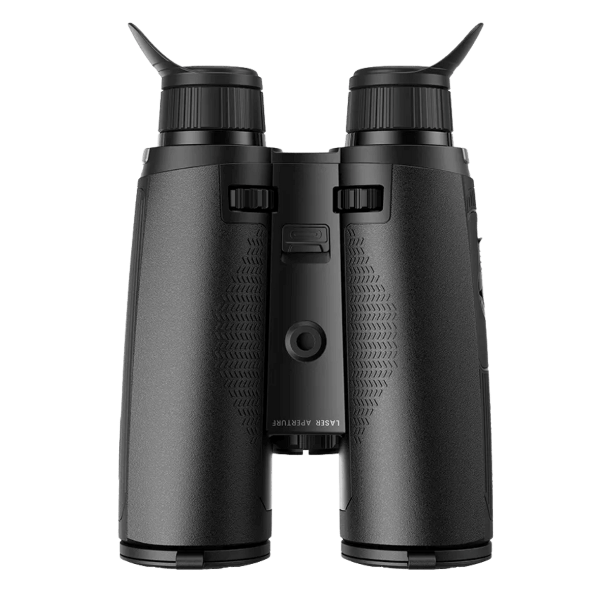 Bottom view of the Nocpix OMNI H35R showing the rubberized gripping barrels, central tripod adapter mount, and sealed Type-C interface cover