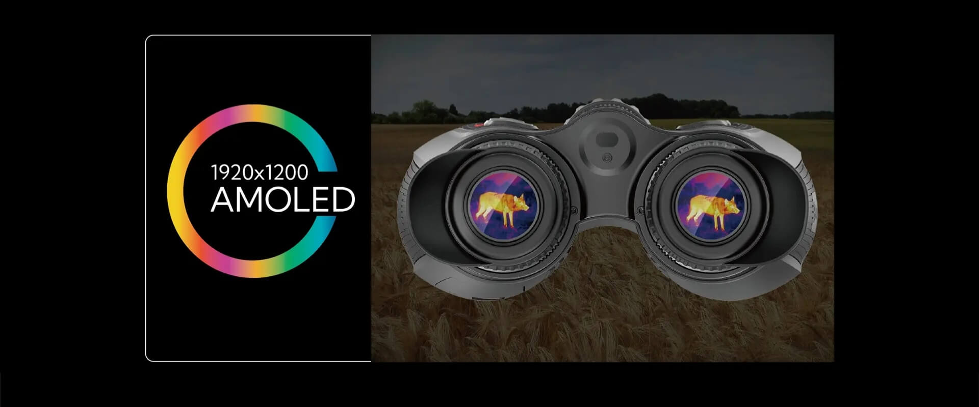 Technical section detailing the 1920x1200 AMOLED display, 25mm eye relief, and ±5D diopter adjustment of the Nocpix Quest S50R for reduced eye fatigue.