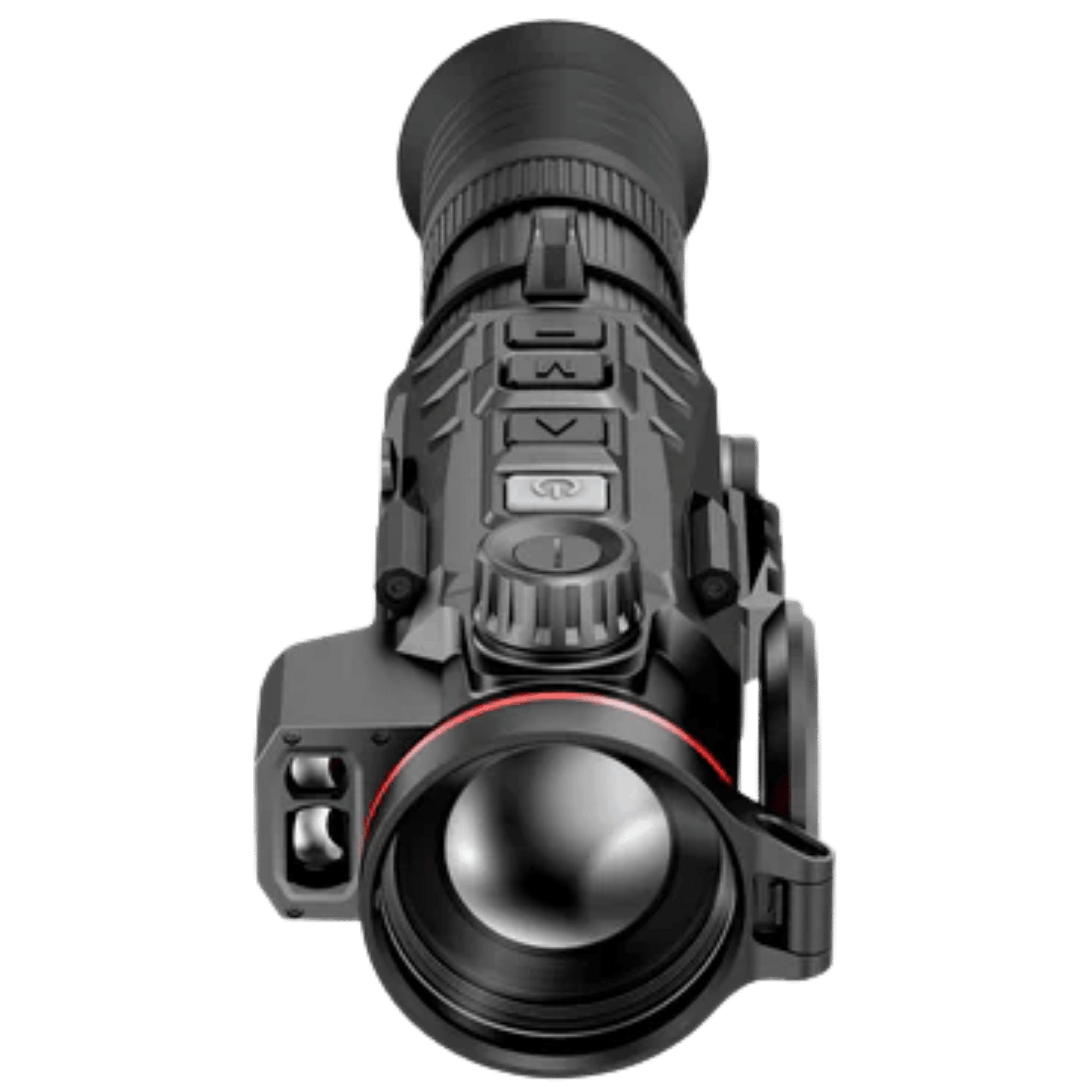 Direct front view of the Nocpix RICO 2 H50R displaying the large, high-transmission 50mm thermal objective lens