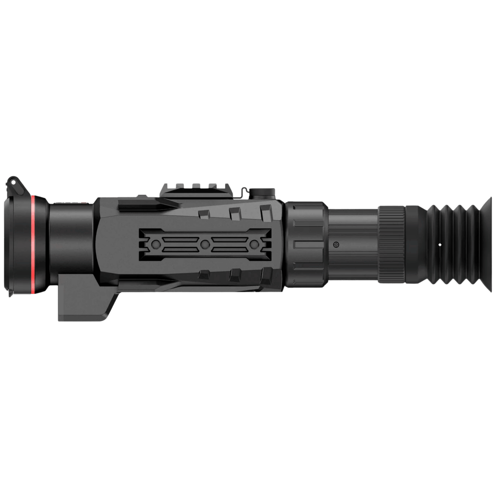Right profile of the Nocpix RICO 2 H50R featuring the AMOLED display eyepiece and ergonomic button layout