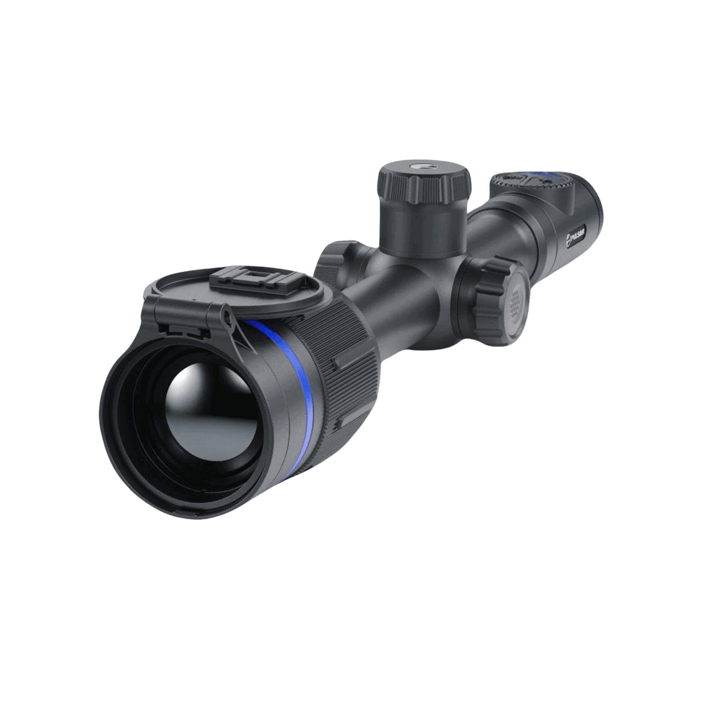 Pulsar Thermion 2 XQ35 Pro - Left view showing lens of device