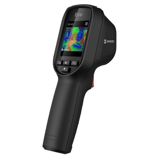 Screen and Button View of the HikMicro Eco Handheld Thermal Imaging Camera