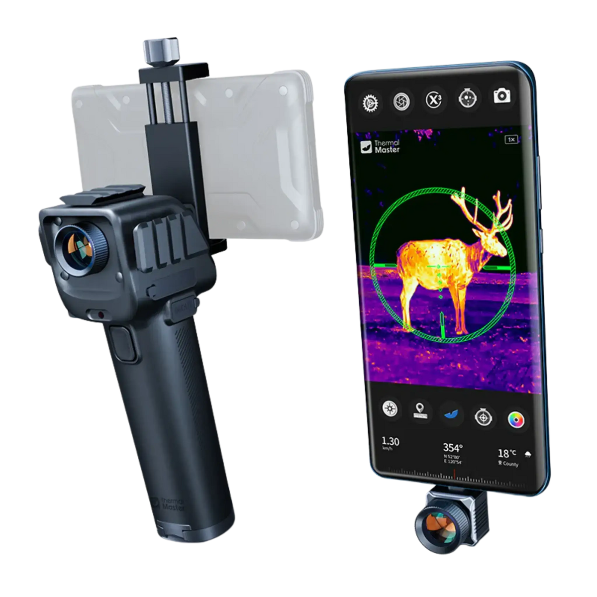 Mini Master Camera Thermal Master T2 Max - Thermal Mobile Camera with Handle