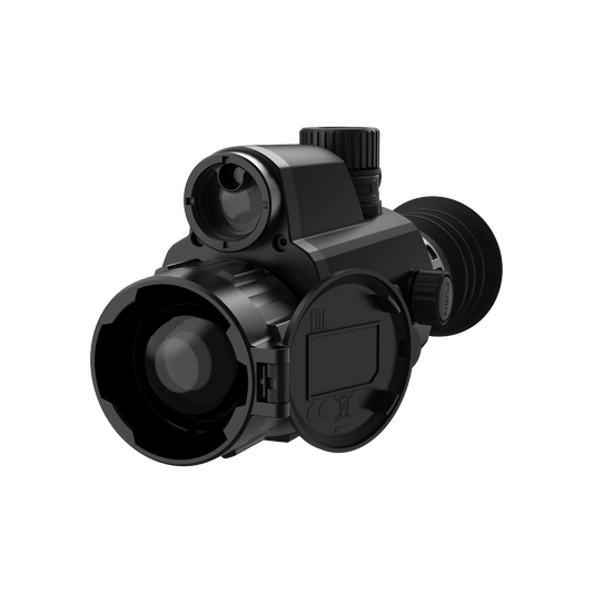 HIKMICRO Panther PH35L 2.0 Thermal Image Scope (35 mm) and Lasor Range Finder Front Left View 