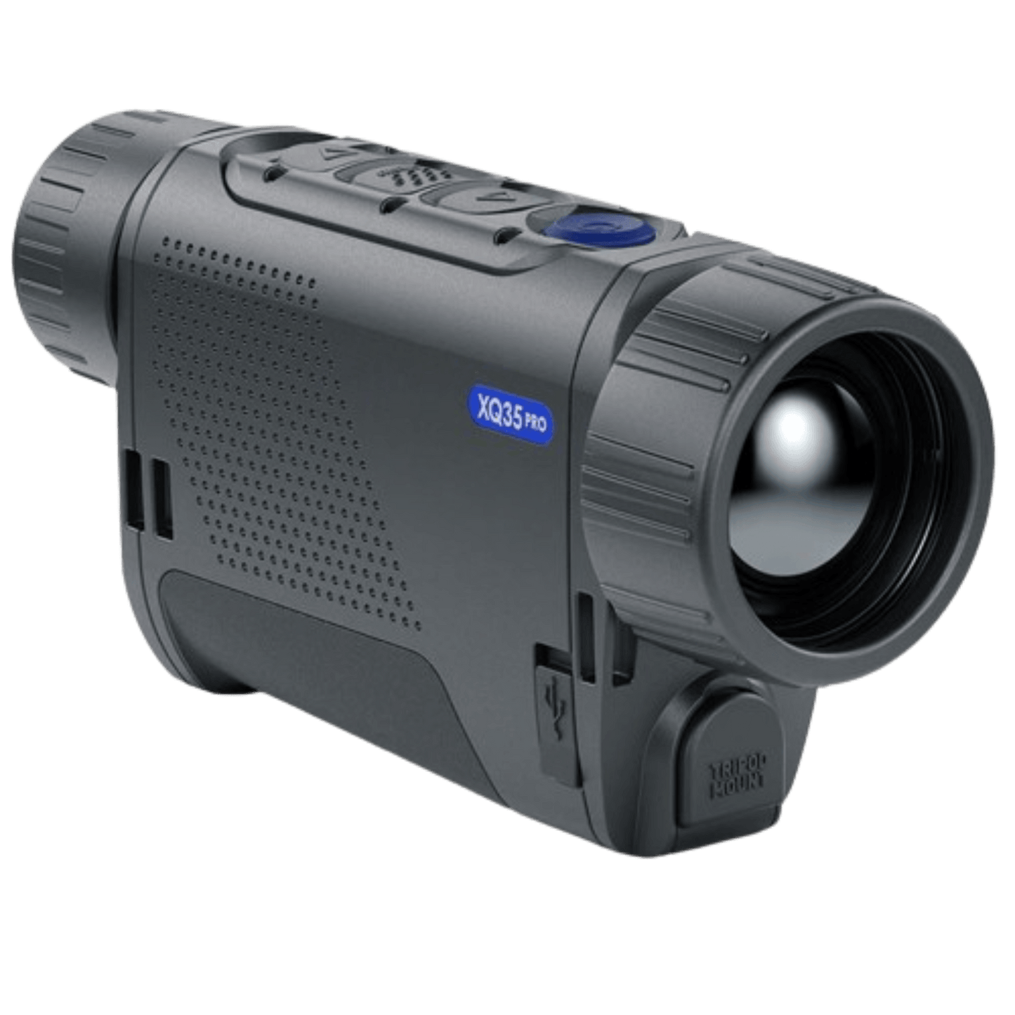 Pulsar Axion 2 XQ35 Pro thermal monocular, front right \view