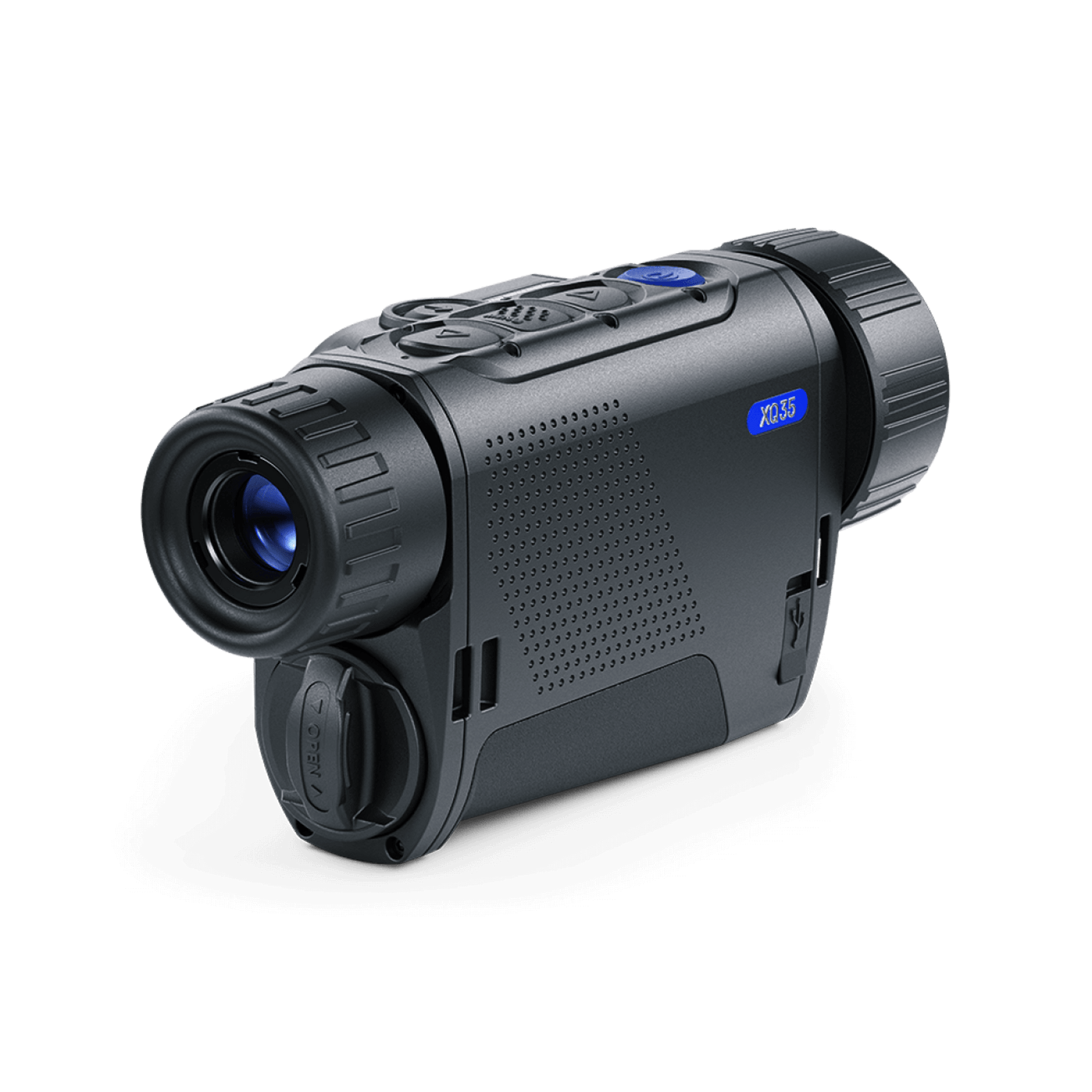 Pulsar Axion 2 XQ35 LRF Handheld Thermal Monocular for Sale with Cape Thermal Rear Right View