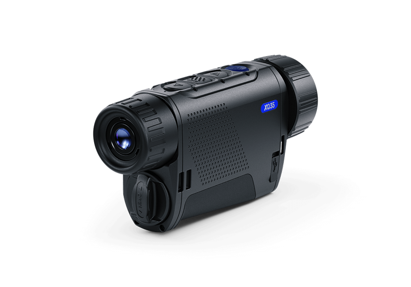 Pulsar Axion 2 XG35 Handheld Thermal Monocular for Sale with Cape Thermal Rear Right View