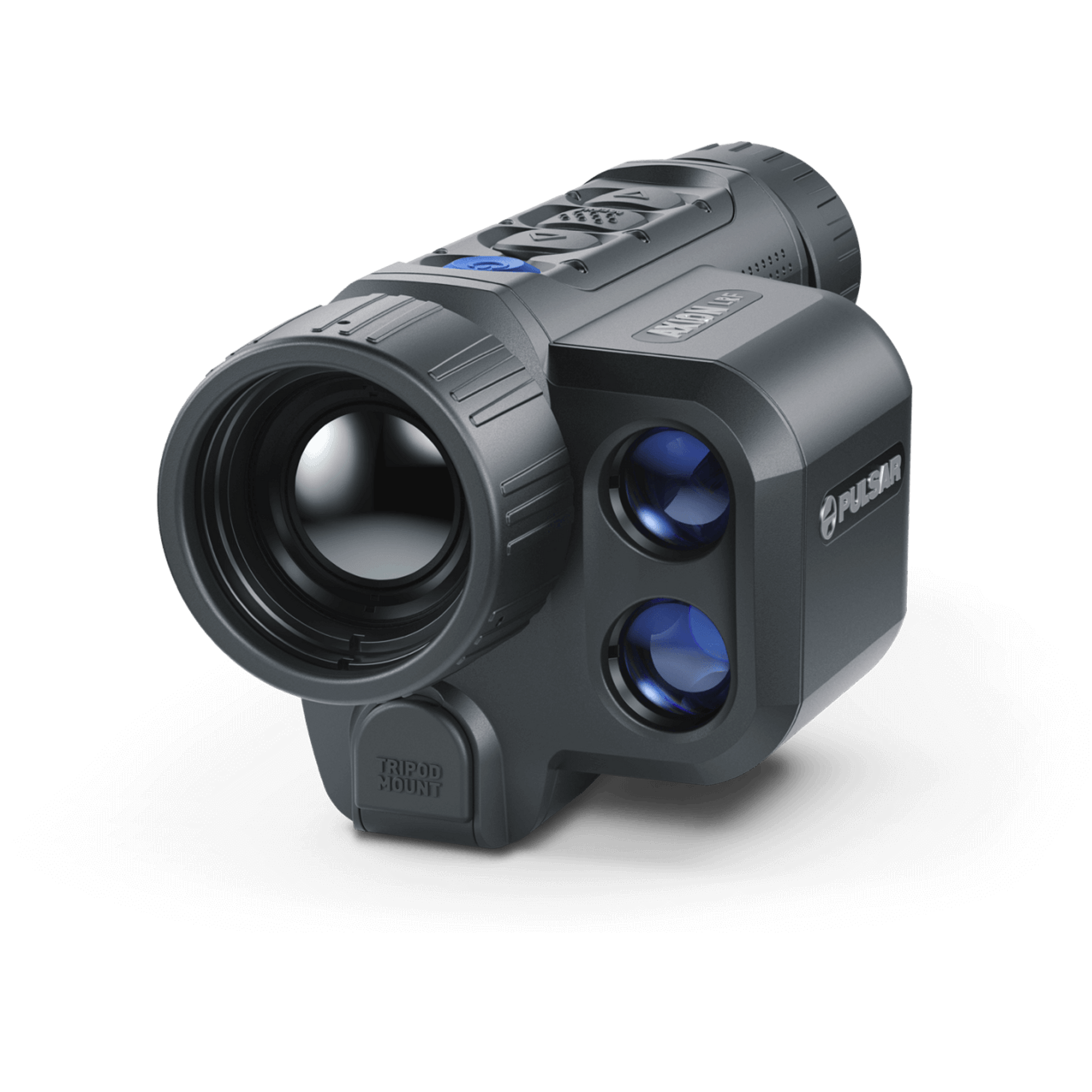 Front Left View with Laser Range Finder Pulsar Axion XQ38 LRF thermal imaging monocular for sale Cape Thermal