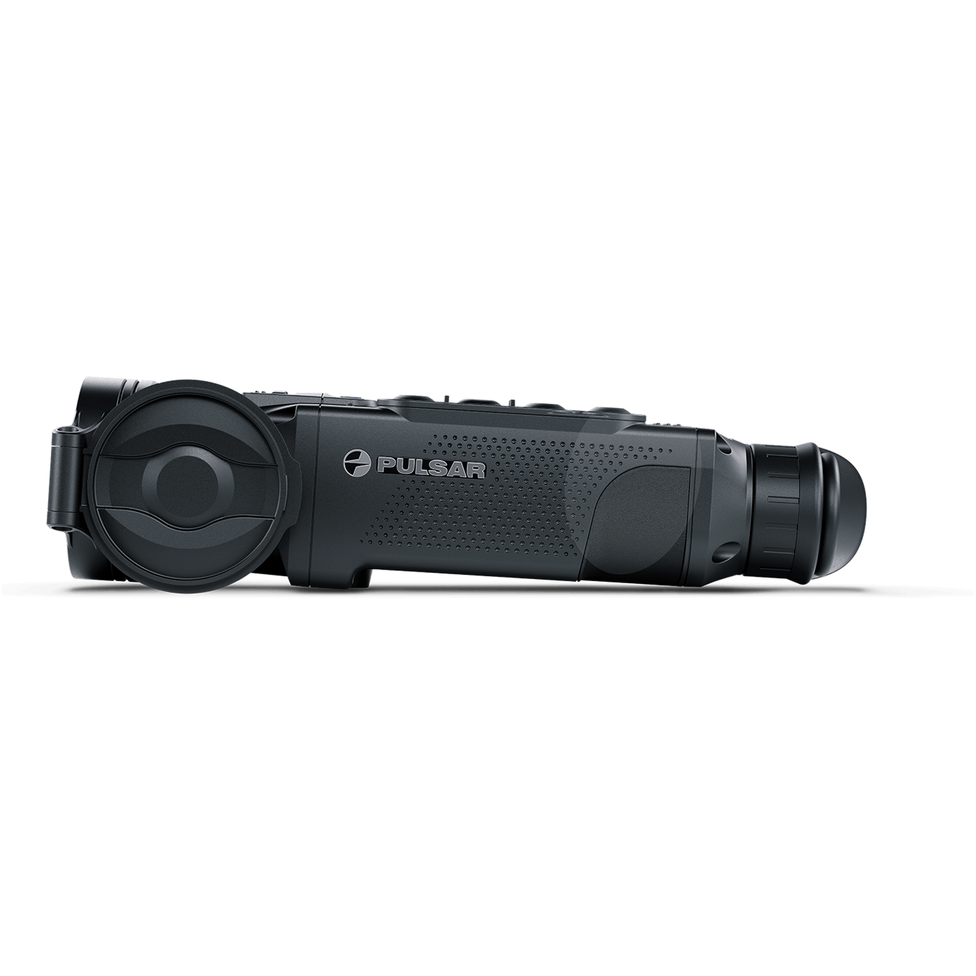 Left Side View Pulsar Helion 2 XQ50F Thermal Imaging Monocular - Cape Thermal
