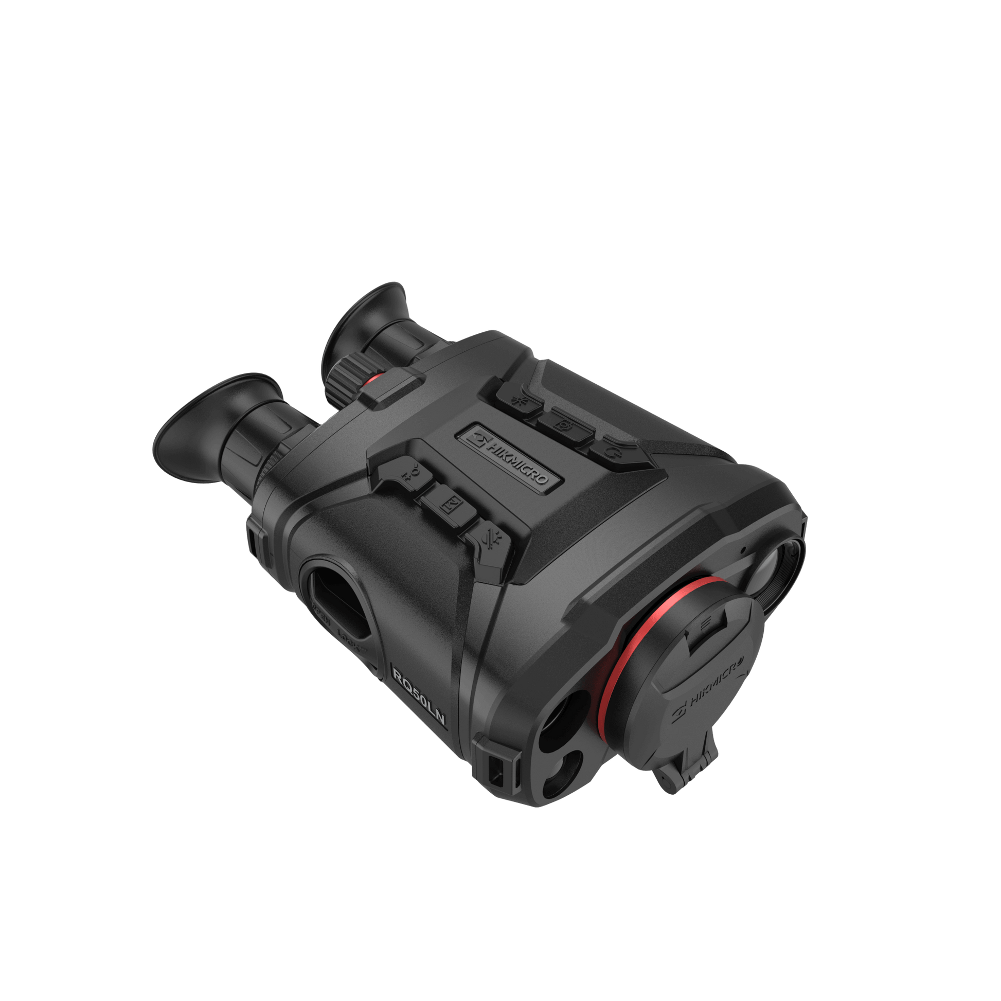 HikMicro Raptor RH50 handheld thermal binocular with infrared and optical capabilities - Front Right View