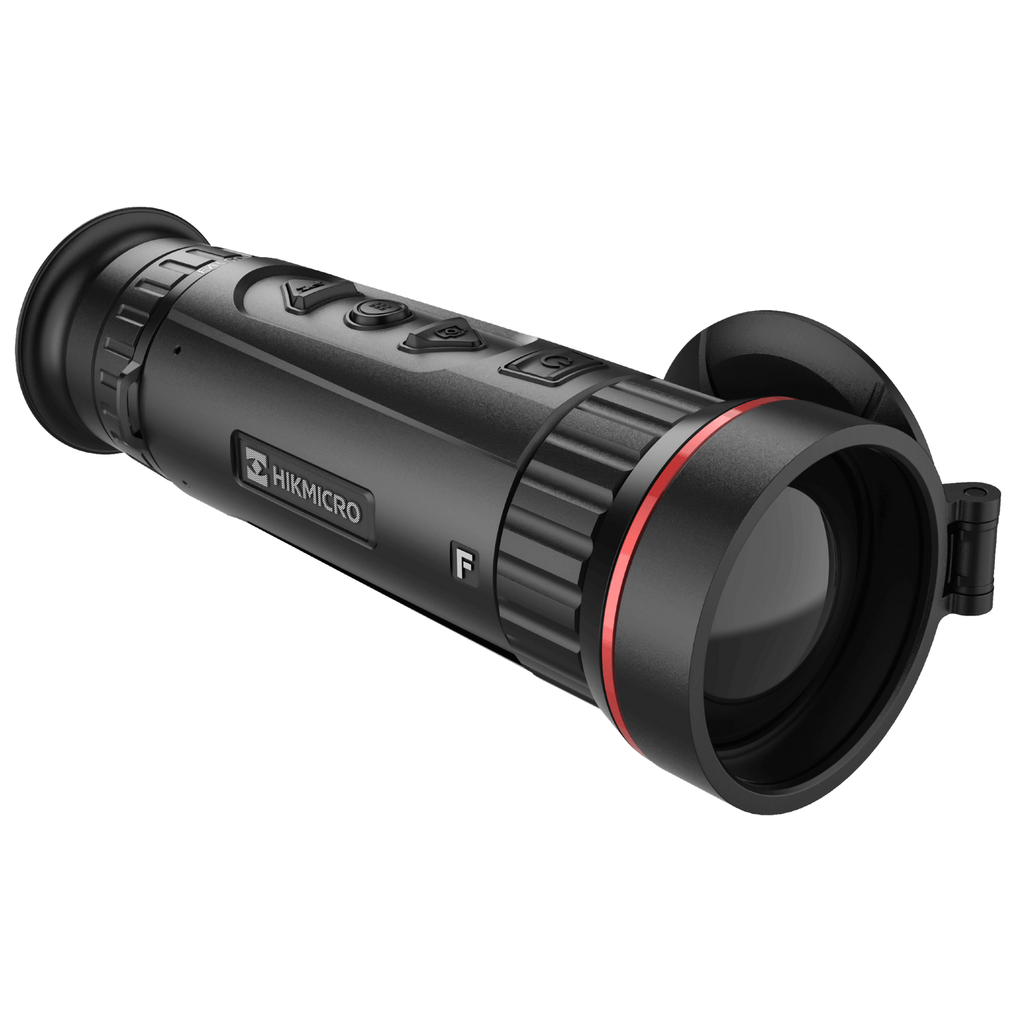 HikMicro Thermal Imaging Monocular for Sale - HikMicro Falcon Series FQ50 - HM-TS46-35XG_W-FQ50 -  Front Right View no Lens Cap