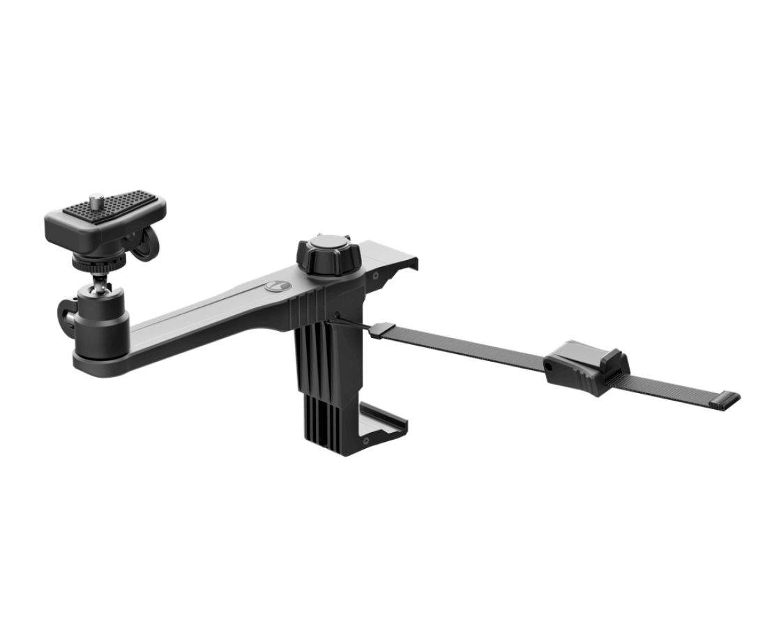 Pulsar Window Frame Mount with 1/4" Standard Tripod Screw and Weaver Rail from Cape Thermal Rear Side View